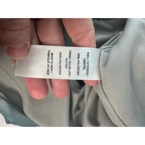 Adriana Papell Women's sz 10 Fishscale Beaded Cocktail NYE Holiday Party Dress - Picture 11 of 12